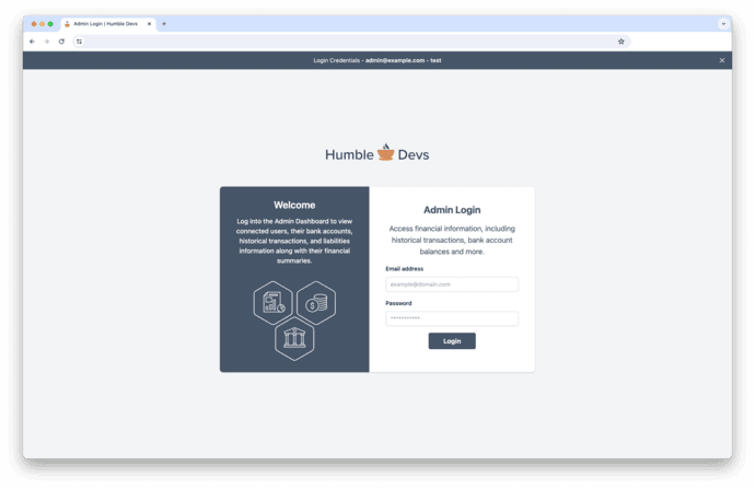 Admin Login